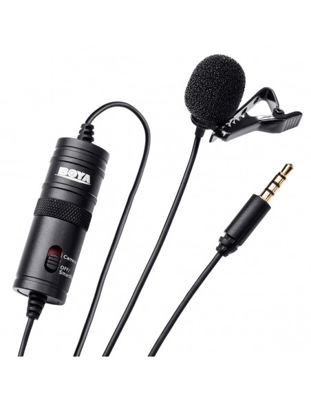 Microfon Ulanzi Tip Lavaliera Omnidirectionala 3.5 mm + Adaptor Microfon Ulanzi Tip Lavaliera Omnidirectionala 3.5 mm + Adaptor