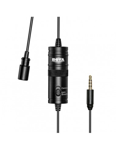 Microfon Ulanzi Tip Lavaliera Omnidirectionala 3.5 mm + Adaptor
