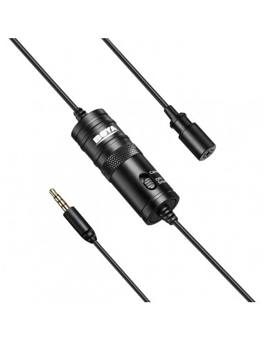 Microfon Ulanzi Tip Lavaliera Omnidirectionala 3.5 mm + Adaptor