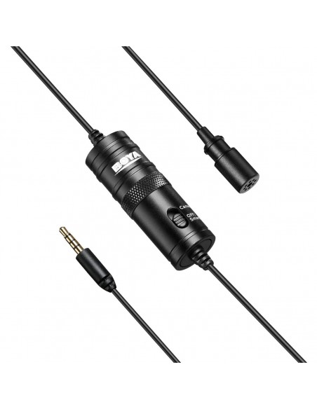 Microfon Ulanzi Tip Lavaliera Omnidirectionala 3.5 mm + Adaptor Microfon Ulanzi Tip Lavaliera Omnidirectionala 3.5 mm + Adaptor