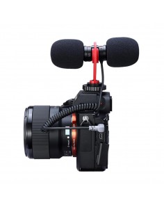 Microfon Ulanzi Premium Dublu Pentru Camere Video Sport Sau DSLR Compatibil Gopro 2