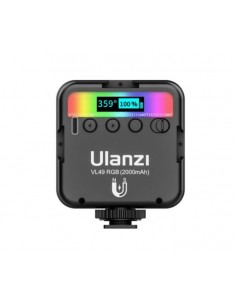 Lampa Led Rgb Ulanzi Vl49 Cu Indicator Baterie Compatibila Gopro / Dslr / Mobile 2