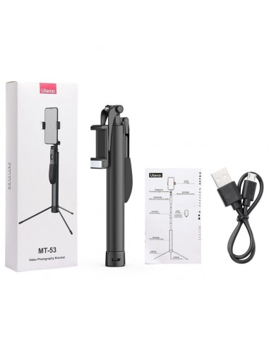 Selfie Stick Telescopic cu Telecomandă Bluetooth - Ulanzi MT-53
