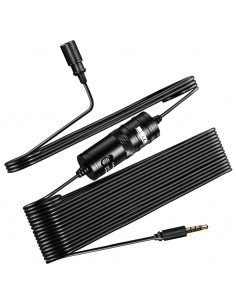 Microfon Ulanzi Tip Lavaliera Omnidirectionala 3.5 mm + Adaptor 2