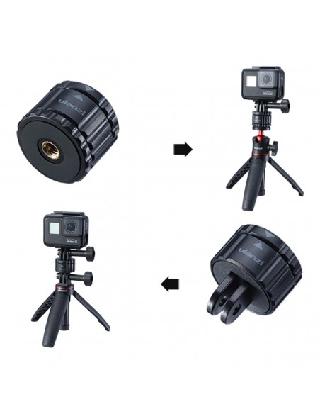 Set Monturi Magnetice Ulanzi Cu Eliberare Rapida Pentru Gopro Set Monturi Magnetice Ulanzi Cu Eliberare Rapida Pentru Gopro