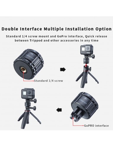 Set Monturi Magnetice Ulanzi Cu Eliberare Rapida Pentru Gopro